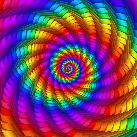 Spiral Rainbow Image